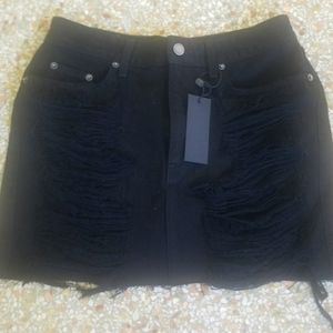 New Black Carmar Jeanskirt